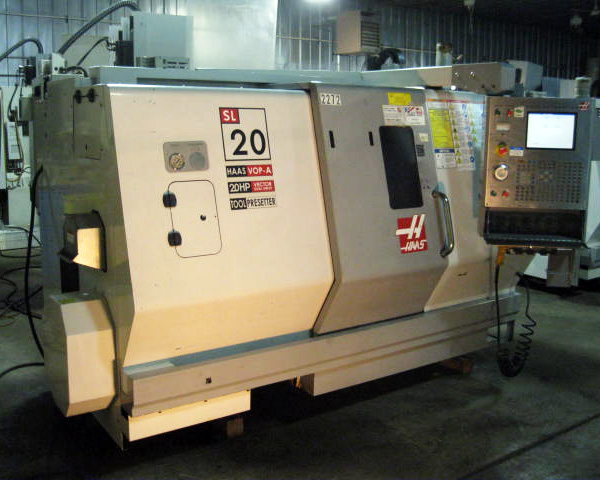 Used Haas Lathe CNC SL-20 - Front Left