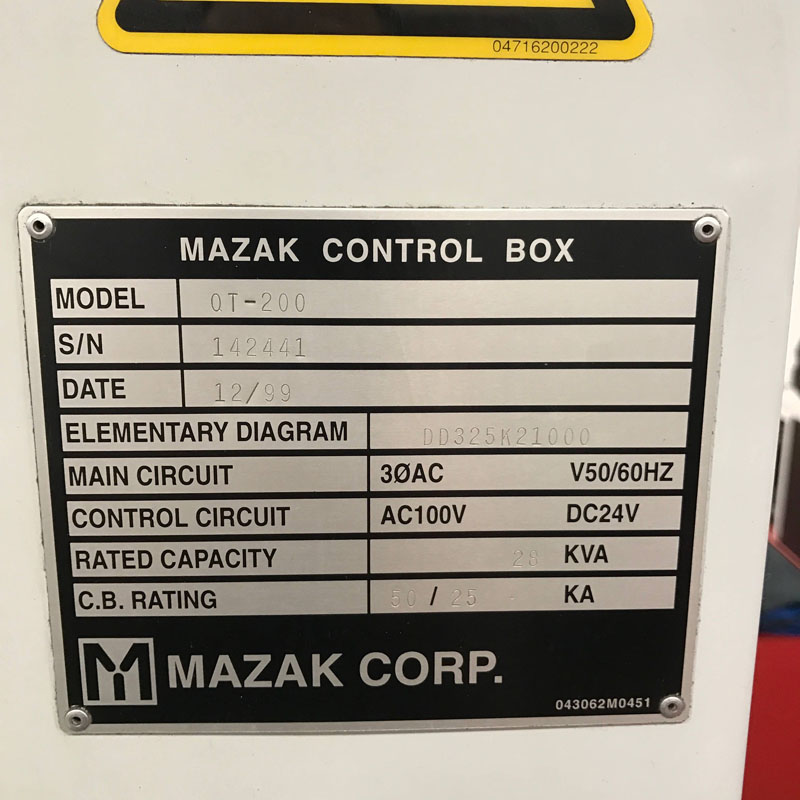Mazak Q10 Used CNC Lathe Machine